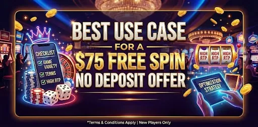 Best Use Case For A $75 Free Spin No Deposit Offer