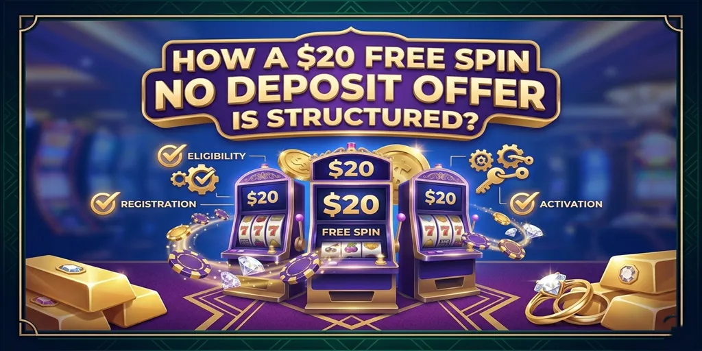 How A $20 Free Spin No Deposit Offer Is Structured