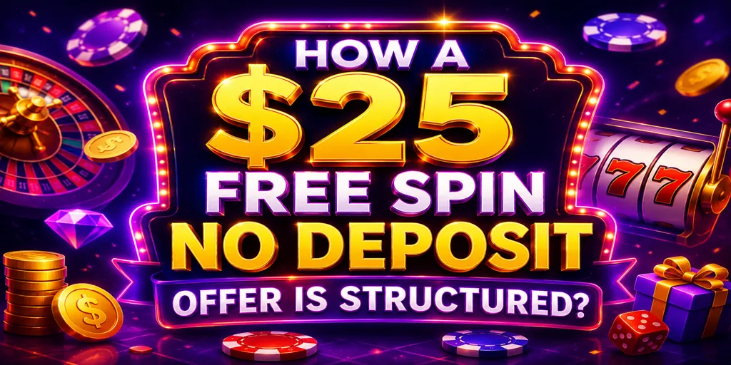 How A $25 Free Spin No Deposit Offer Is Structured