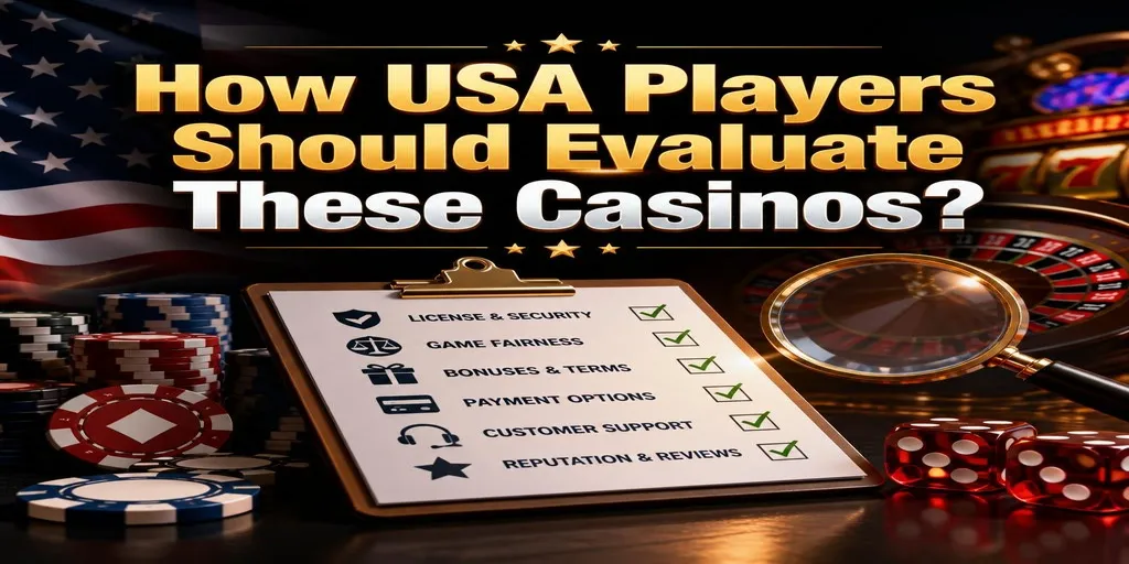 How USA Players Should Evaluate These Casinos?