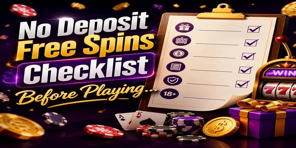 No Deposit Free Spins Checklist Before Playing