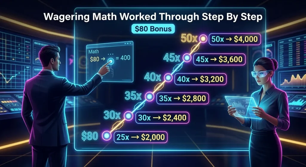 Wagering Math Worked Through Step By Step