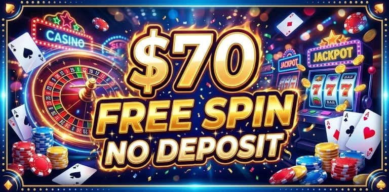 $70 Free Spin No Deposit