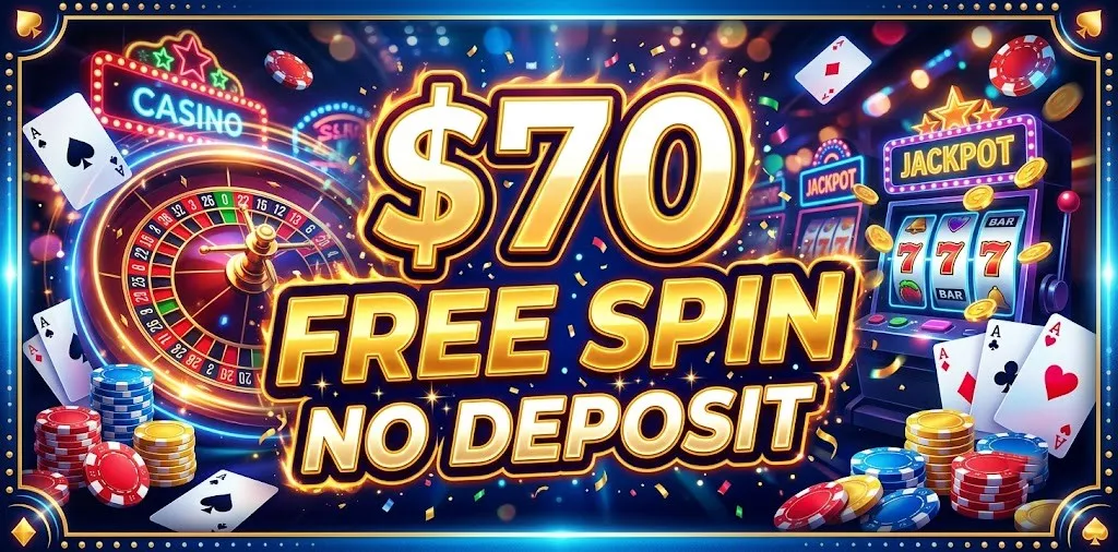 $70 Free Spin No Deposit