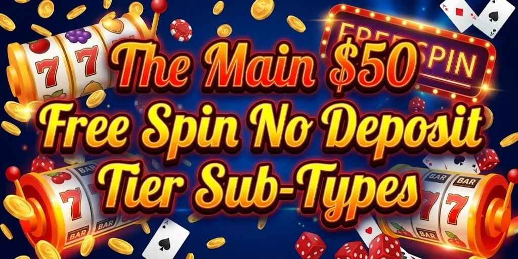 The Main $50 Free Spin No Deposit Tier Sub-Types